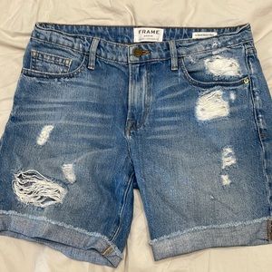 Frame denim shorts